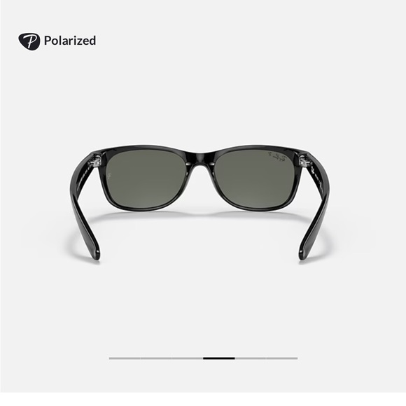 Ray-Ban RB 2132 NEW WAYFARER CLASSIC Black Sunglasses - Picture 7 of 11